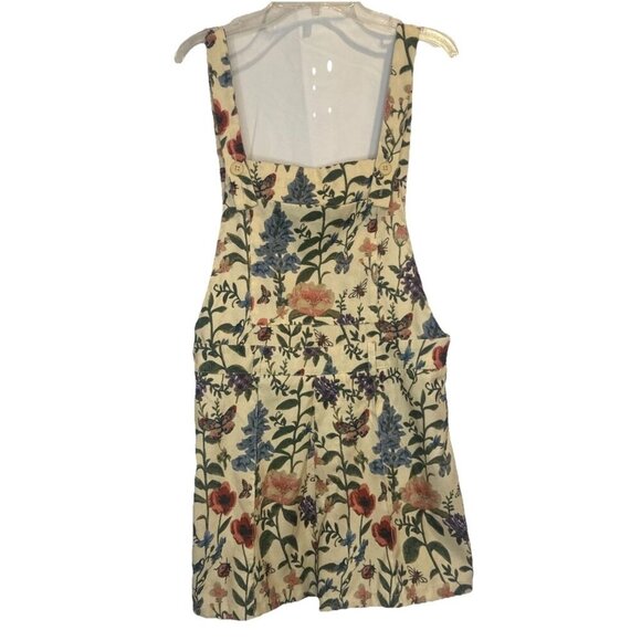 Cider Pants - Cider Women’s Colorful Floral Romper Shortall Overall Front Pocket Sz M NEW